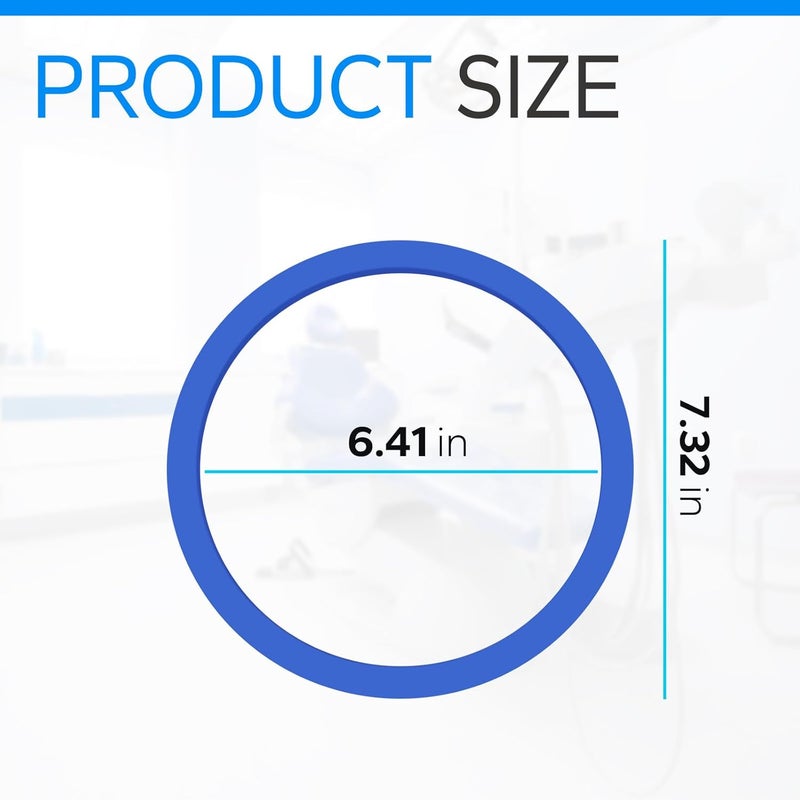 Pulems Door Gasket Seal Compatible with Tuttnauer 1730 Autoclave Series，Silicone Autoclave Door Gasket for 1730E,1730EK,1730M, 1730MK,1730 MKV，Replacement Part#02610020 for Medical&Lab Instruments Equipment - Image 2